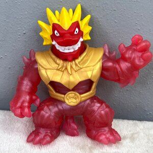 Heroes of Goo Jit Zu Deep Goo Sea Blazagon Action Figure Stretchy Red Gold Moose